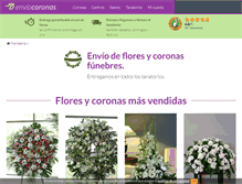 Tablet Screenshot of enviocoronas.com